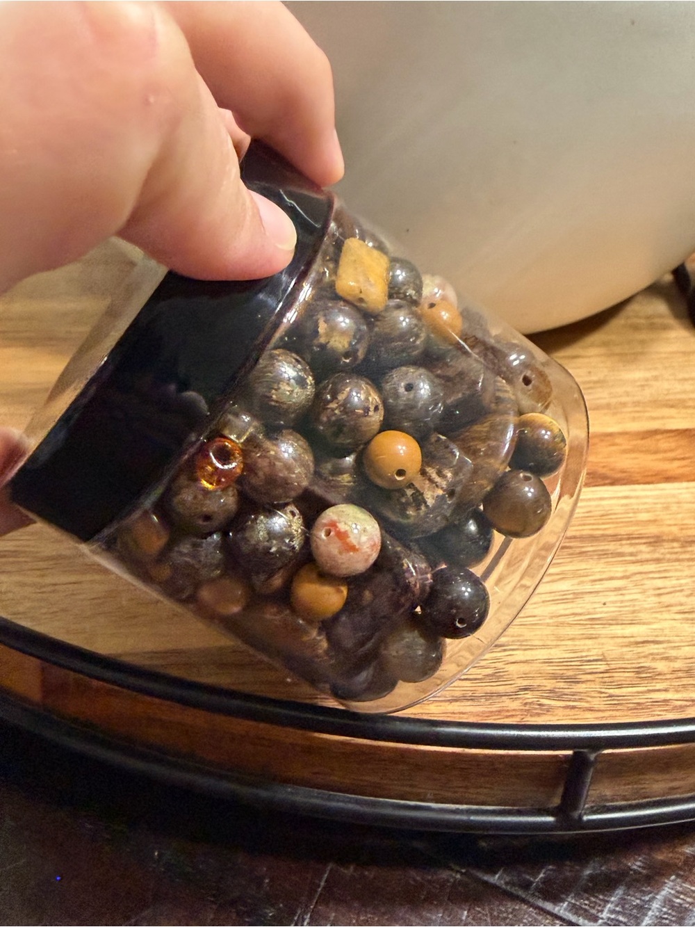 Mystery Bead Jar - Brown